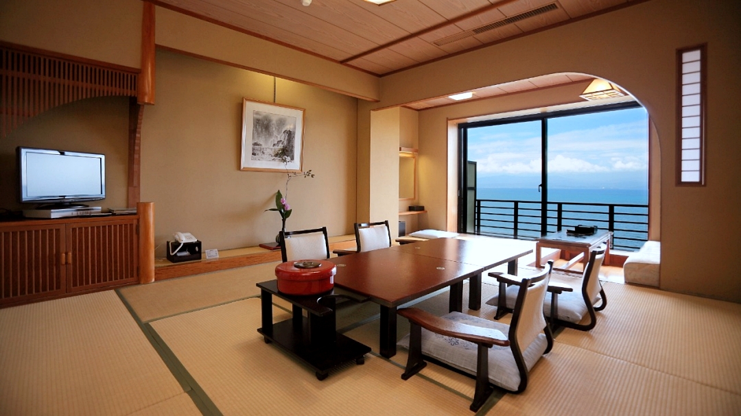 가고시마 이브스키 백수관 료칸 골프 패키지