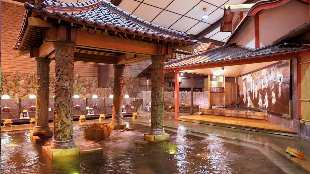 가고시마 이브스키 백수관 료칸 골프 패키지