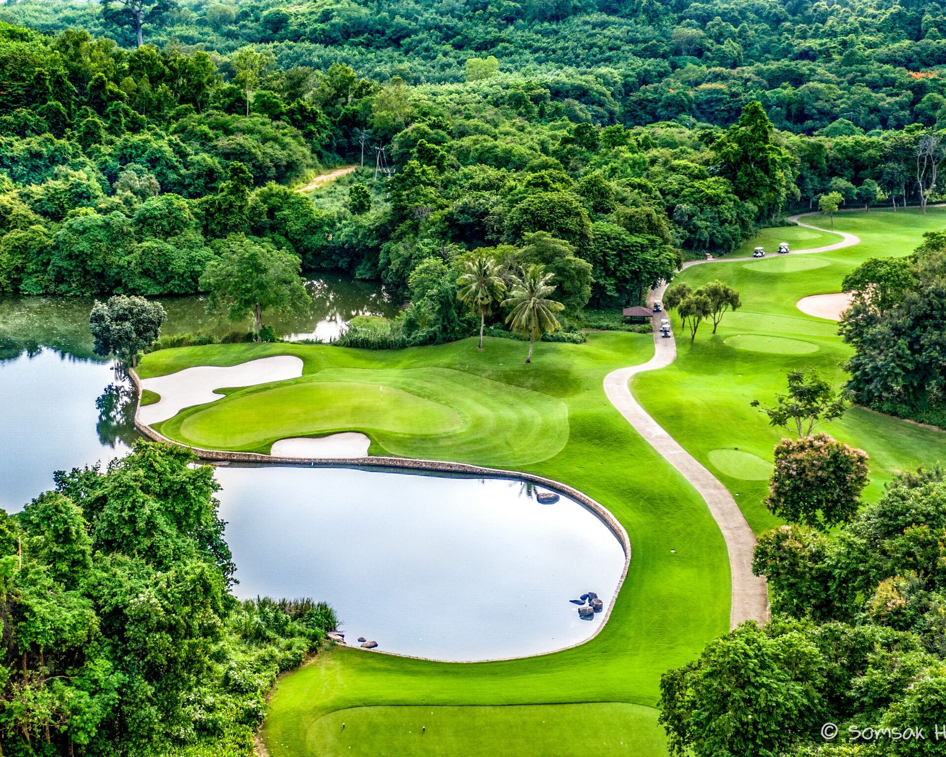 파타야 명품 다색 골프 여행 패키지